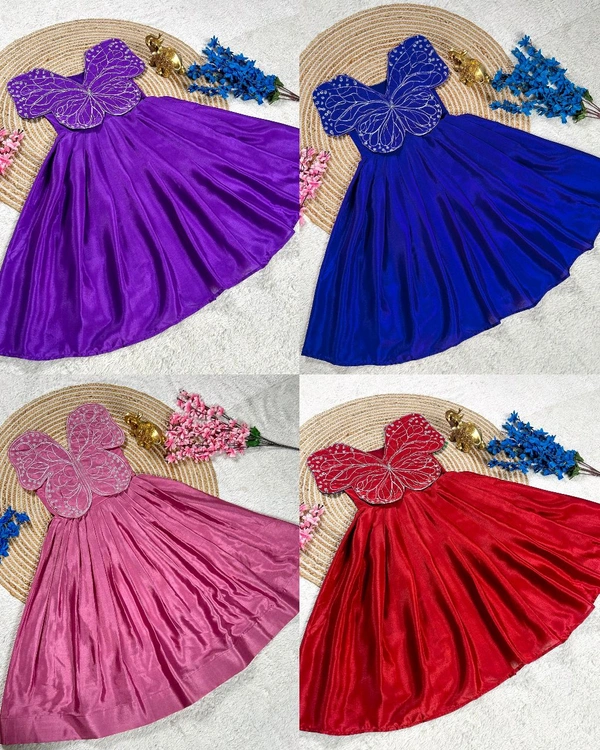NEW LAUNCHING BUTTERFLY 🦋  MOM DAUGHTER Combo ( SEPERATE order) - Pigment Indigo, S