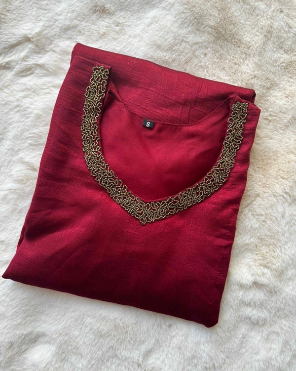 BEAUTIFULL HAND WORK KURTI - S