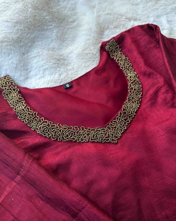 BEAUTIFULL HAND WORK KURTI - L