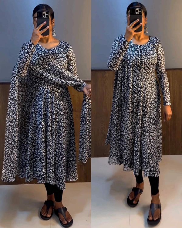 Black Anarkali  - S
