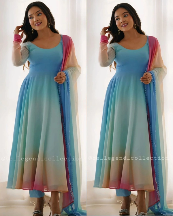 Colourful Anarkali - L