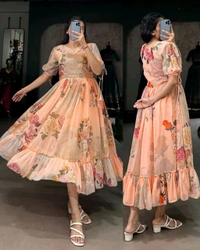 BEAUTIFUL FLORAL MAXI 🌺 🌺  - Blue, S