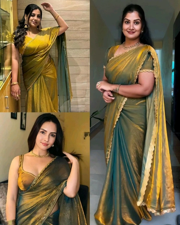 Trendy Pretty Saree - Free Size
