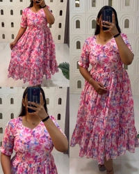 Summer Wear Trending Hakuba Maxi Dress - Papaya Whip, S