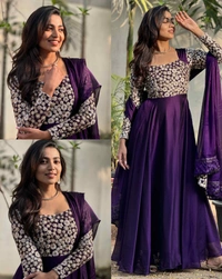 Embroidery Beautiful Thread Work All Over the Yok - 2XL