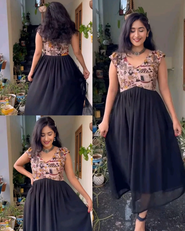Aline Flared Kurti - S