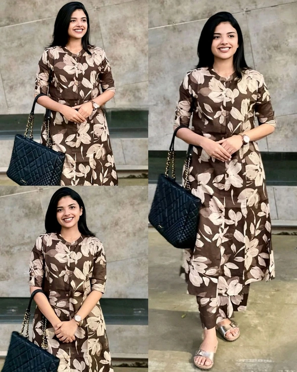Launching exclusive Daily college & office wear Co-ord Set outfit relaxed & comfort fit  - Black, S