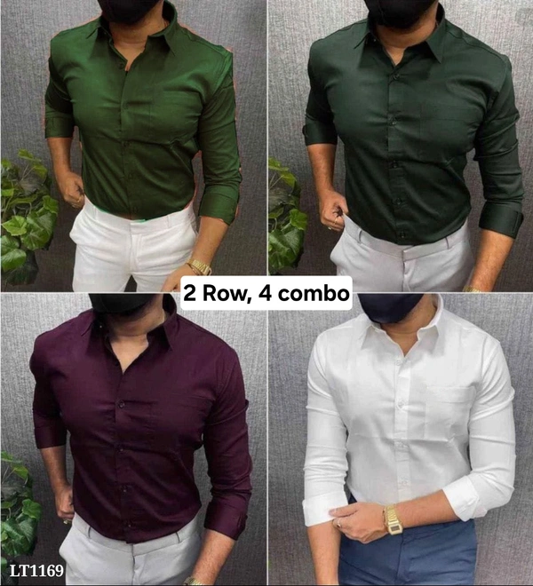 4 Piece shirt Combo - 4th Row Combo, L