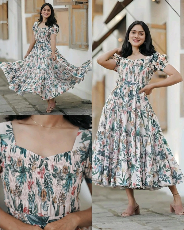 Women Western Wear Dress
 - S