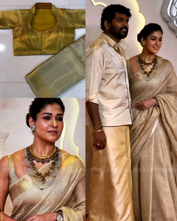 Ambani wedding Nayanthara mam Inspired saree - Free Size
