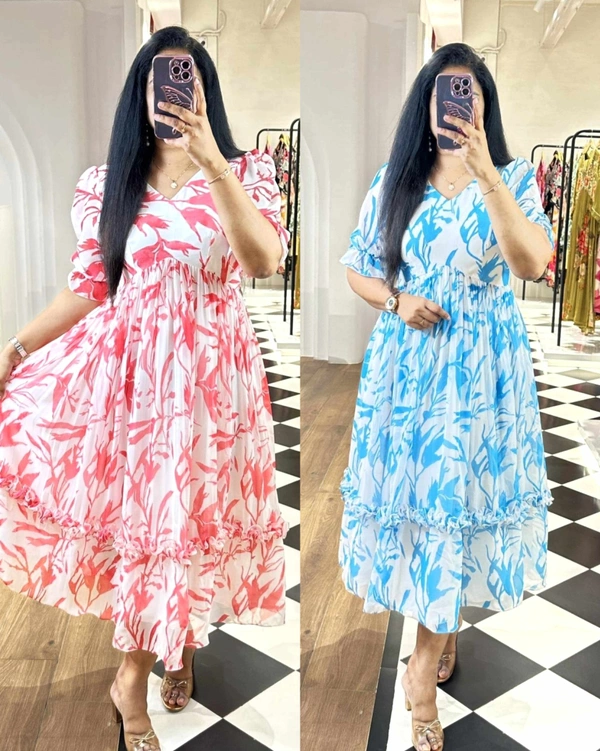 SUMMARY SPECIAL FROCKS HAVEY GERORRGET - Yellow, XL