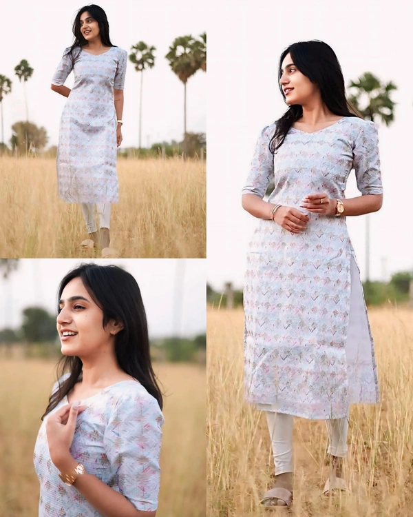 stylish at summer Season for rich wardrobe (Only Kurti) - 2XL