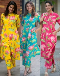 Launching exclusive Daily college & office wear Co-ord Set outfit relaxed & comfort fit 
 - Teal, S