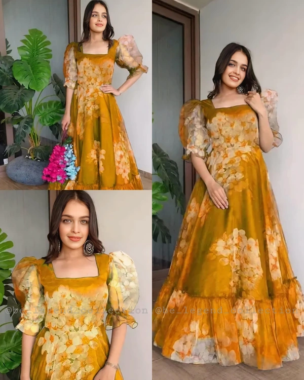 Attractive Gown for Women - Rose, L