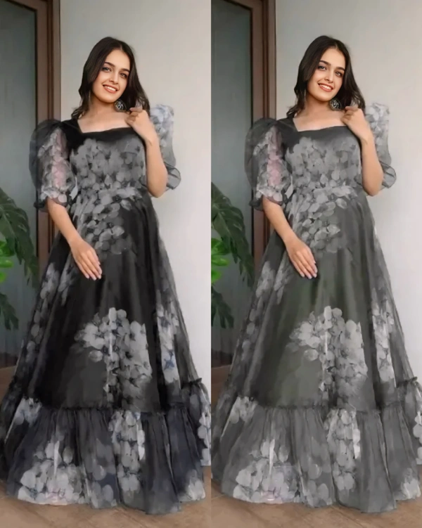Attractive Gown for Women - Black, M