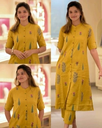 Launching exclusive Daily college & office wear Co-ord Set outfit relaxed & comfort fit  - White, M