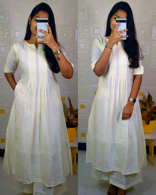 Nayanthara mam Recreation Outfit Office / College Wear Co-ord Set - White, XS