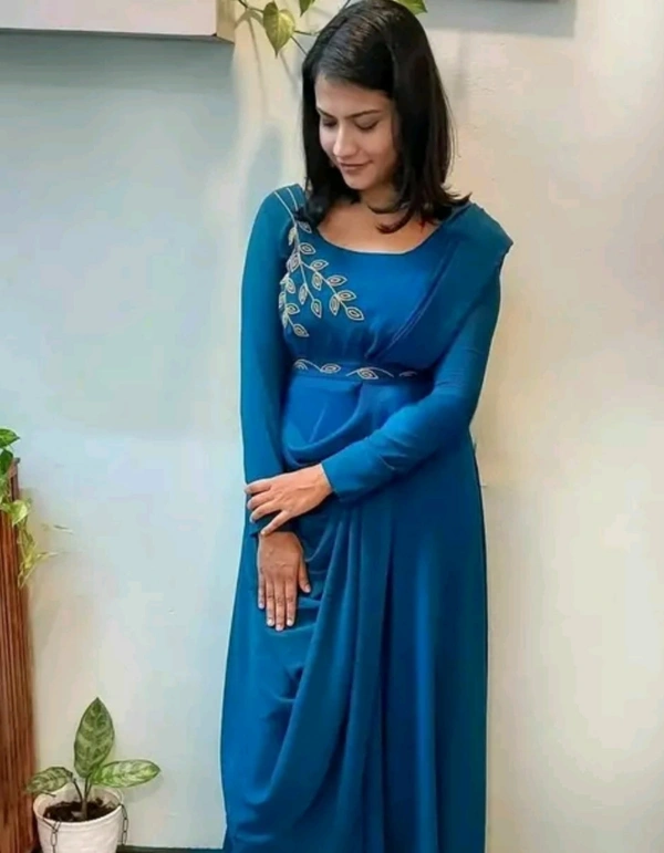 Trendy Gown for Women - Brown, M