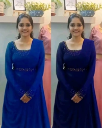 New Party Designer Wear - Puple, M