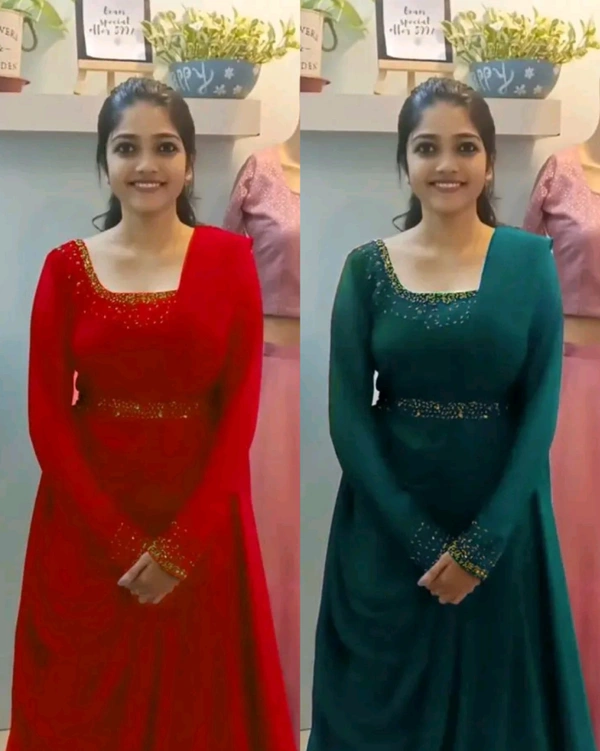 New Party Designer Wear - Green, XL