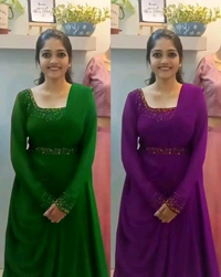 New Party Designer Wear - Puple, XL