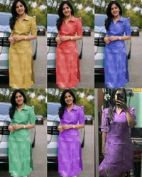 Office / College Wear Kurti With Colours - Picton Blue, S