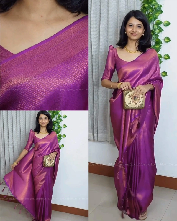 Trendy Premium Saree - Green, Free Size