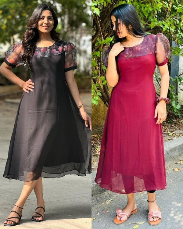 Summer Vibe Maxi A Beautiful Printed Dress - Maroon, S