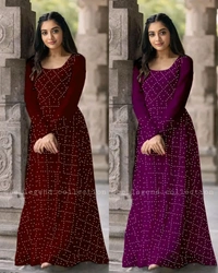 NEW STYLISH GEORGETTE WITH SEQUANCE WORK  - 3XL, White