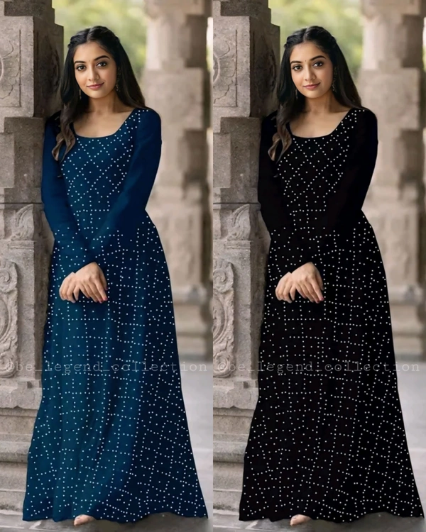 NEW STYLISH GEORGETTE WITH SEQUANCE WORK  - 3XL, White