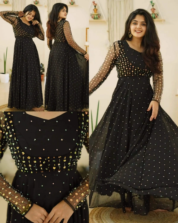 Beautiful New Gown With Coat - L