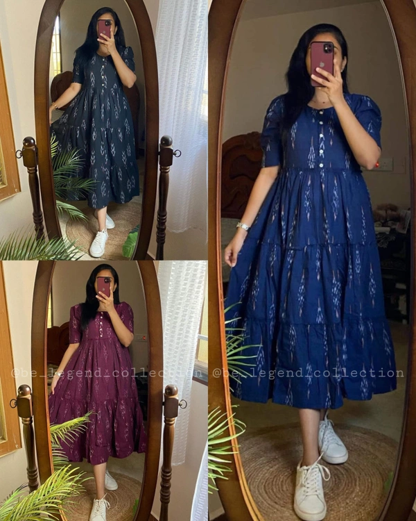 Beautiful anarkali gown - Blue, M