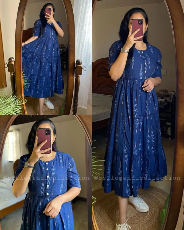 Beautiful anarkali gown - Blue, M