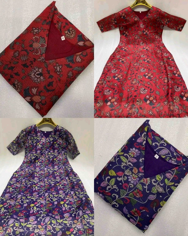 TRENDING  SUMMER COLLECTION NEW LAUNCHING KURTI - Maroon, M