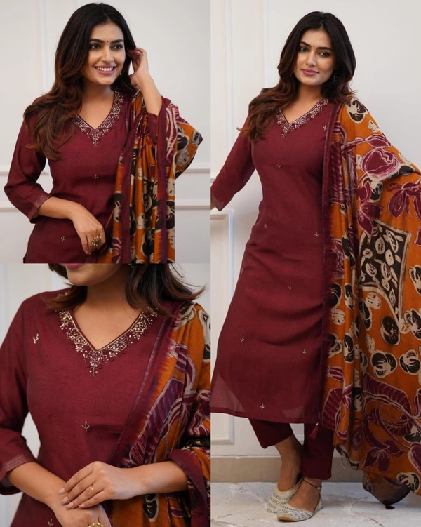 Mark A Change In Your Wardrobe By Wearing Our Exclusive Range Of Suit Sets - Maroon, 2XL