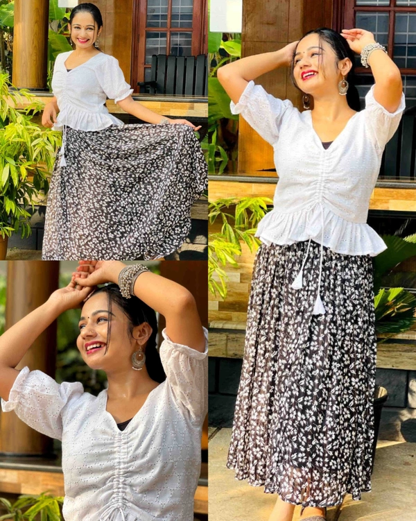 Beatiful launch skirt and top - XL