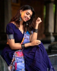 Blue Ready To Wear Lehenga - XL