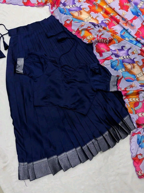 Blue Ready To Wear Lehenga - XL