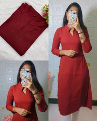 Popcorn kurti - Pink, S