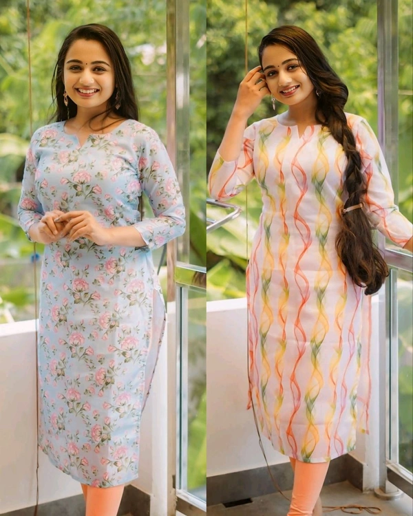 Stylish Kurtis - L, Colourfull 4