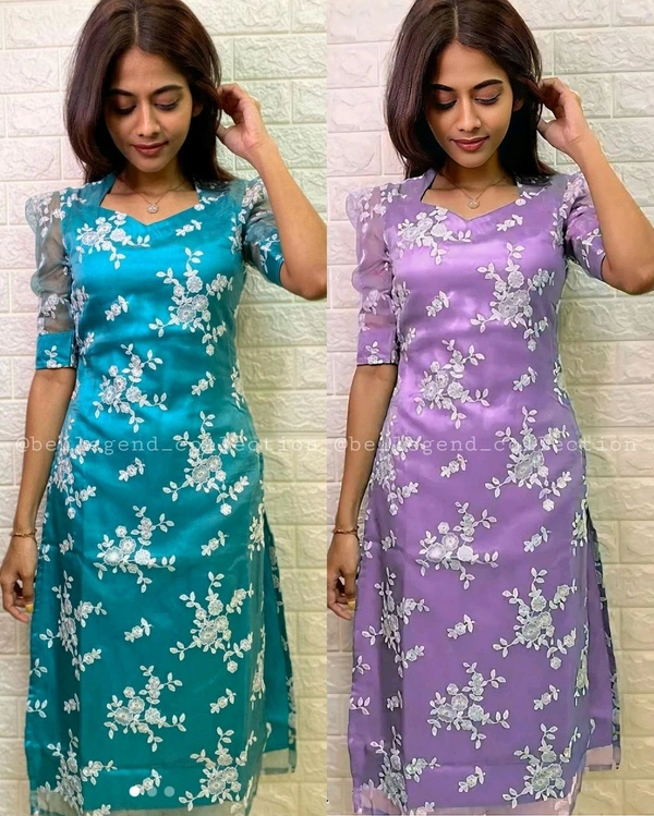 Stylish Kurtis - Mauve, XL