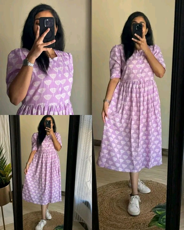 PREMIUM HEAVY cotton Gown - L