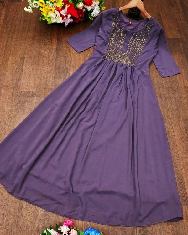 NEW DESIGN HANDWORK  - Lavender, XL
