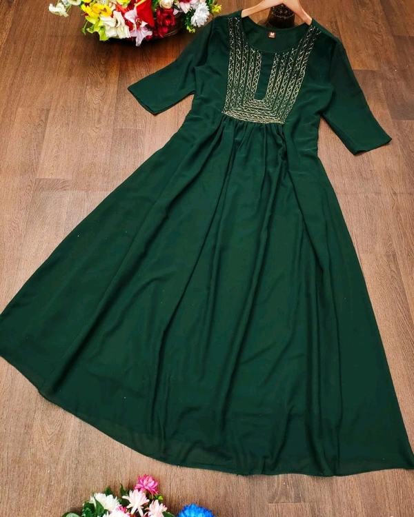 NEW DESIGN HANDWORK  - Green, 2XL