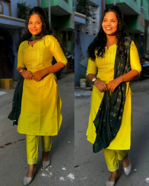 Trendy Attractive Kurta Bottom With Dupatta For Women - 3XL