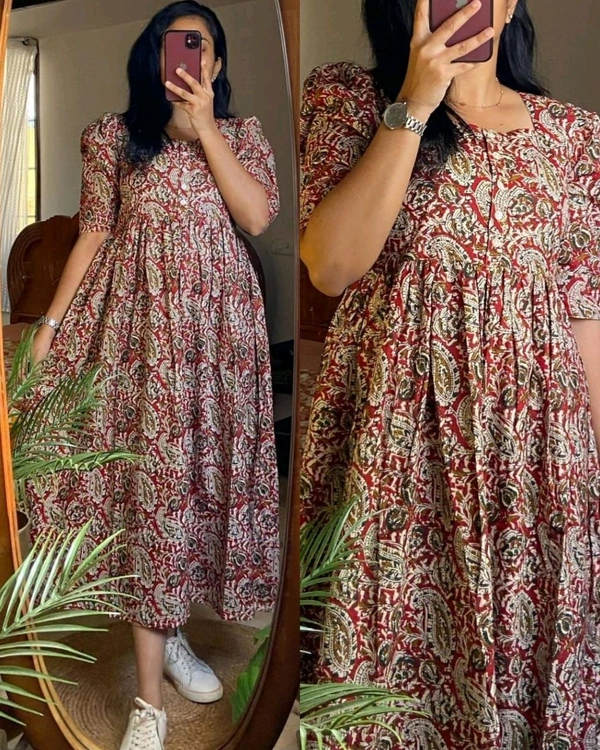 Summer New Beautiful printed Gown dress - M