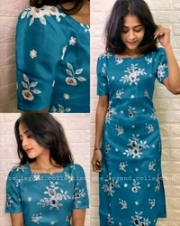 Stylish Kurtis - Wine, XL