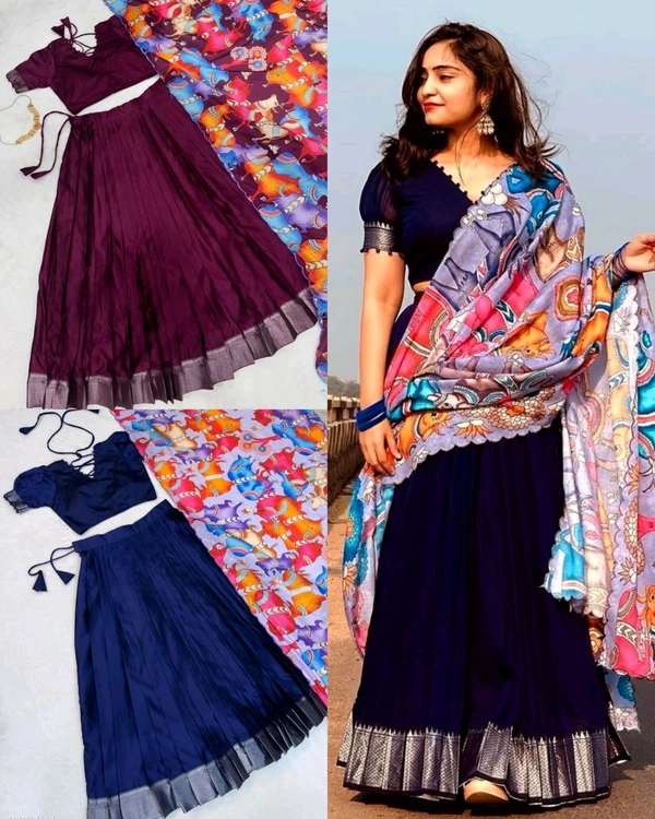 Ready To Wear Lehenga - S, Purple