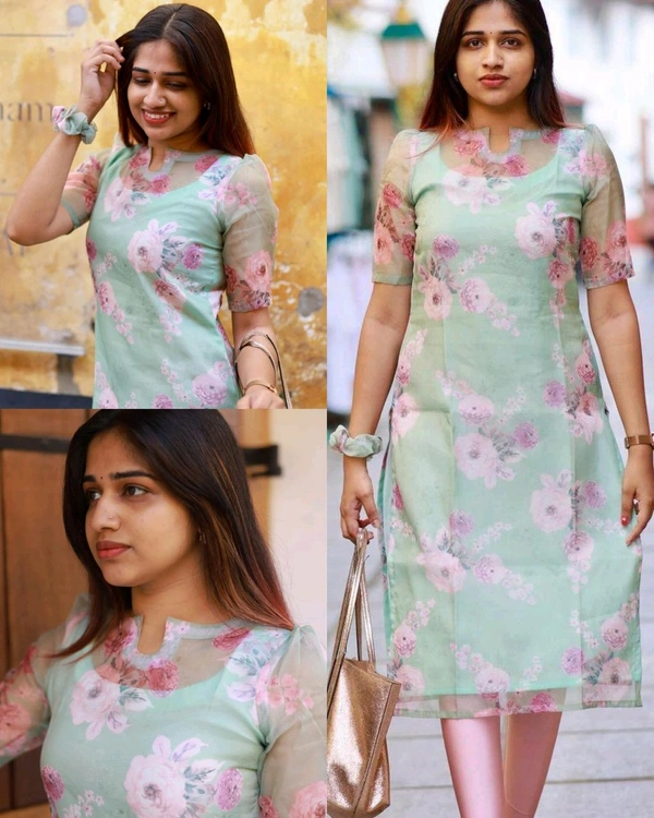 Trendy Kurti - Blue, M