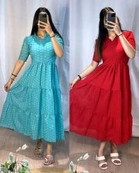 Elegance Summer Hakoba Maxi - XL, Wine